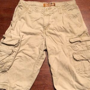 Lee Khaki Cargo Shorts